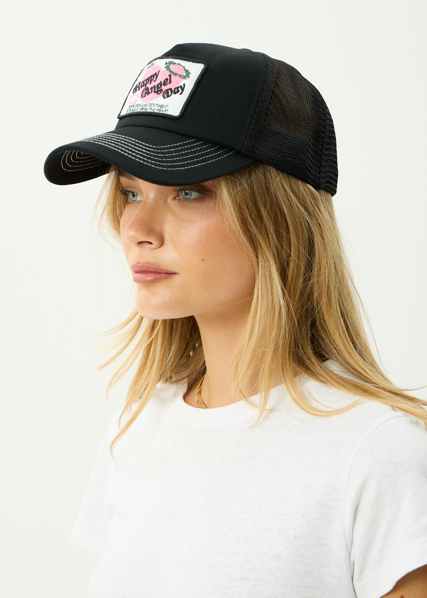 AFENDS Mens Genuine Sentiment - Trucker Cap - Black