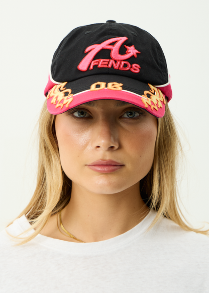 AFENDS Womens Derby - Panelled Cap - Black