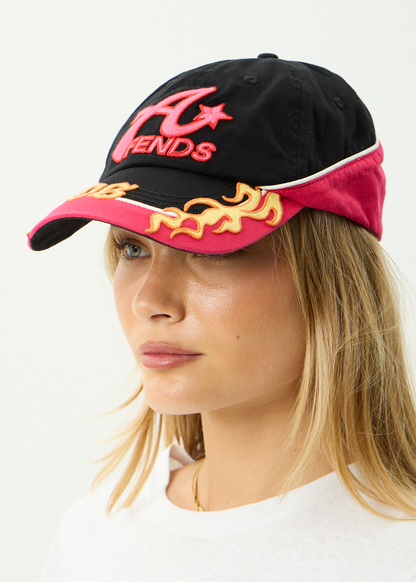 AFENDS Womens Derby - Panelled Cap - Black