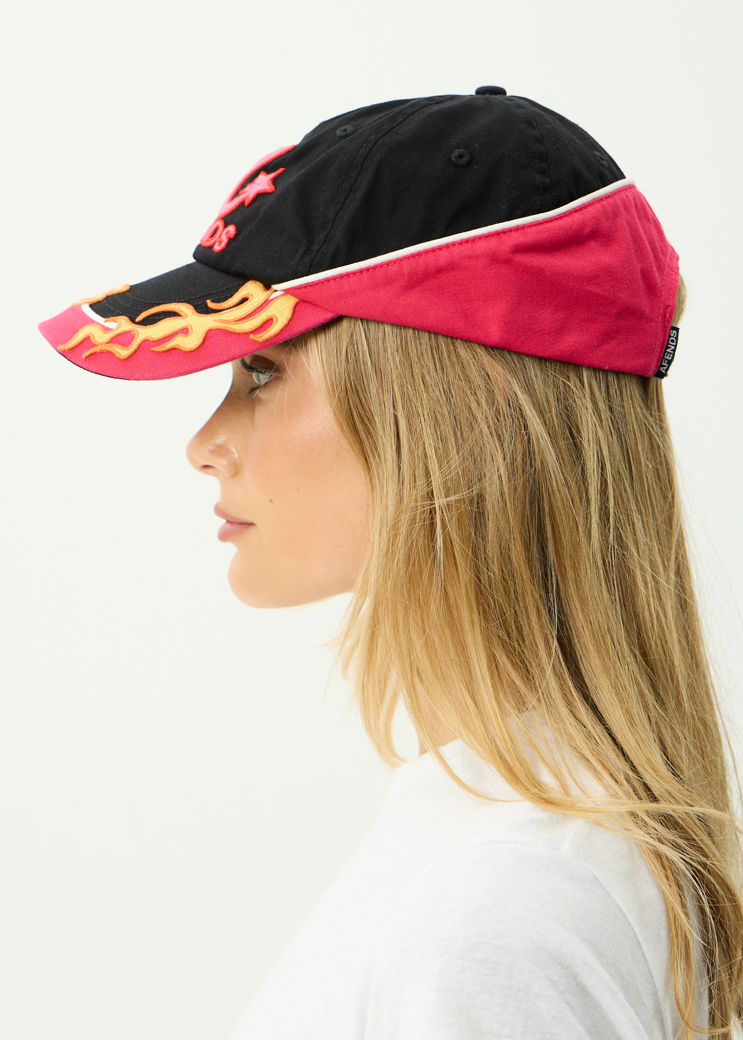 AFENDS Womens Derby - Panelled Cap - Black