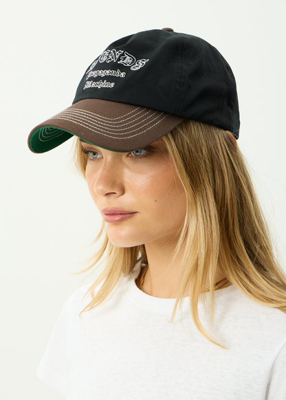 AFENDS Mens Machine -  Five Panel Cap - Coffee