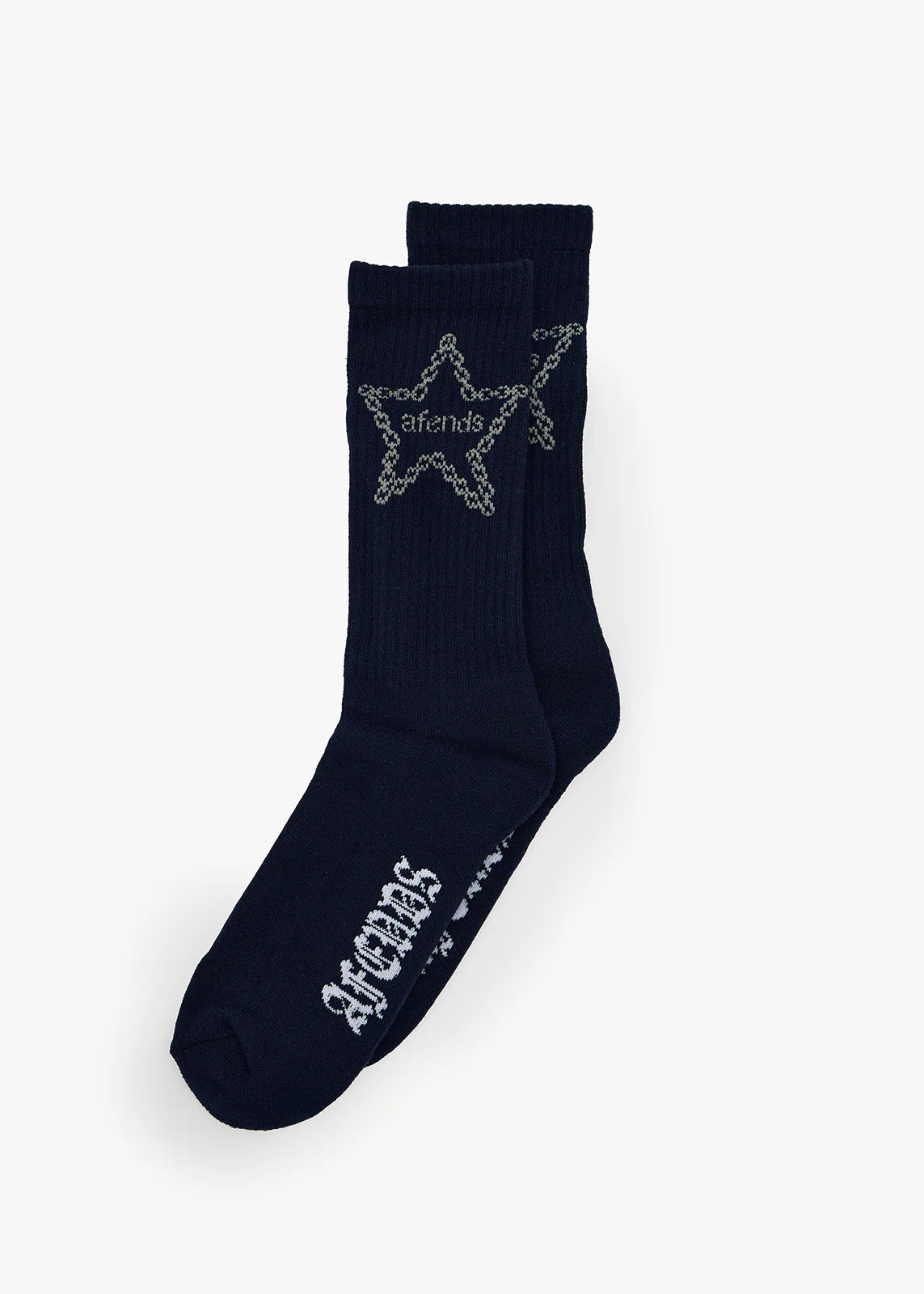 AFENDS Mens Chain Treble - Socks Two Pack - Multi
