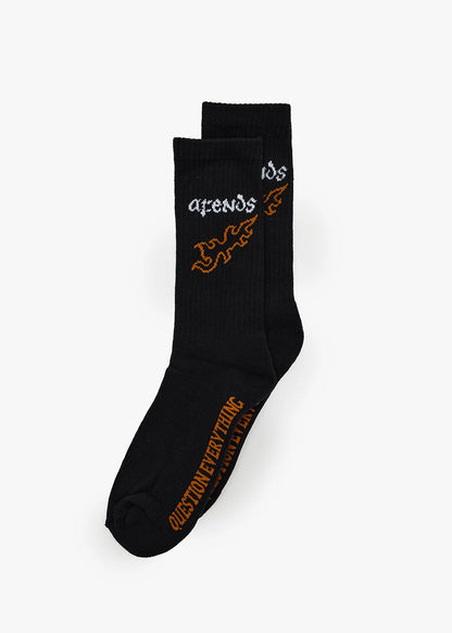 AFENDS Mens Chain Treble - Socks Two Pack - Multi