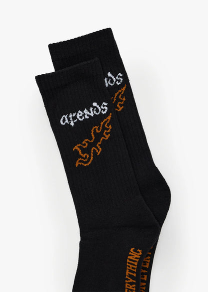 AFENDS Mens Chain Treble - Socks Two Pack - Multi