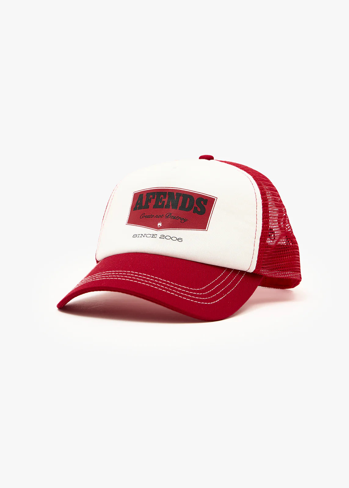 AFENDS Unisex Trophy - Trucker Cap - Ketchup