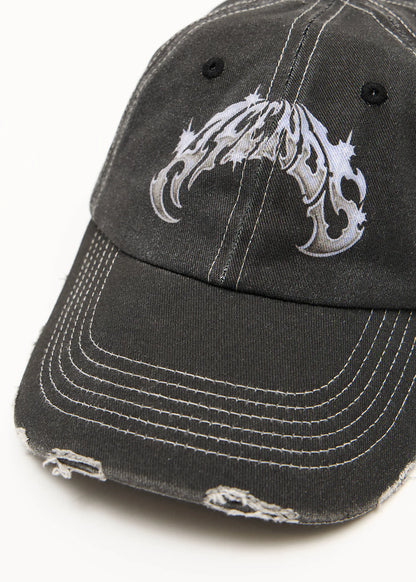 AFENDS Unisex Scorpius - Six Panel Cap - Stone Black