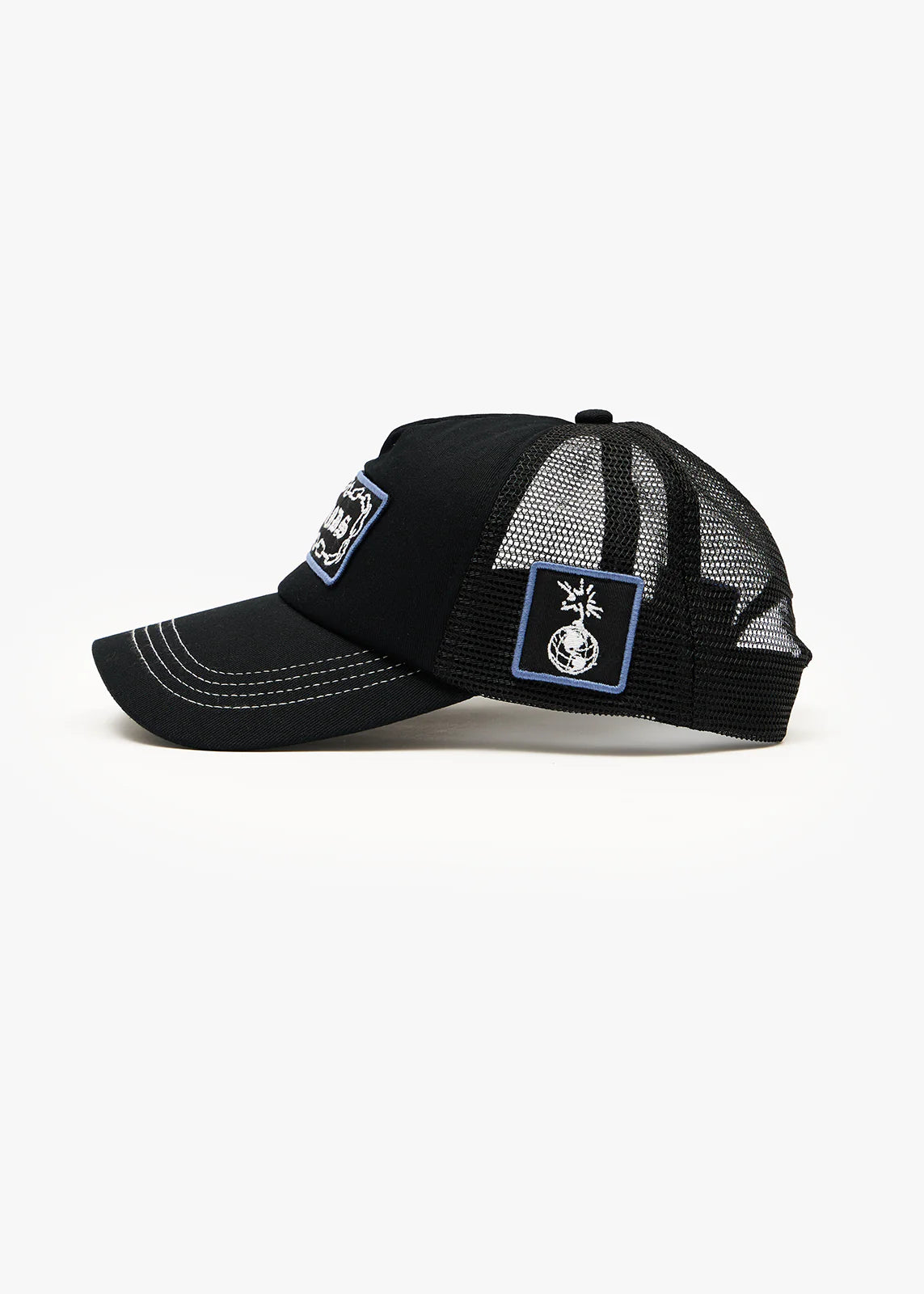 AFENDS Unisex Spiritual - Mesh Trucker Cap - Black