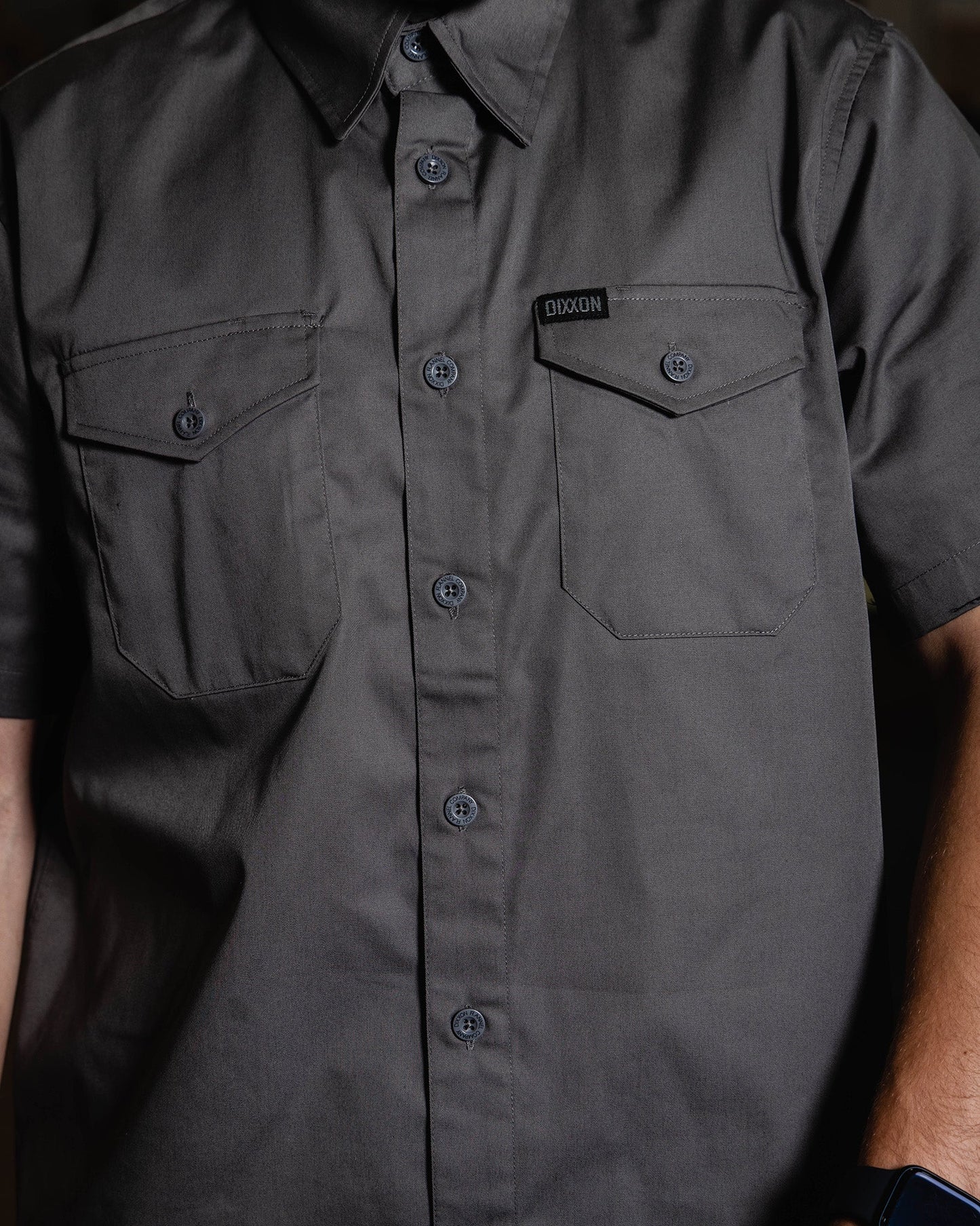 WorkForce Short Sleeve Work Shirt - Charcoal