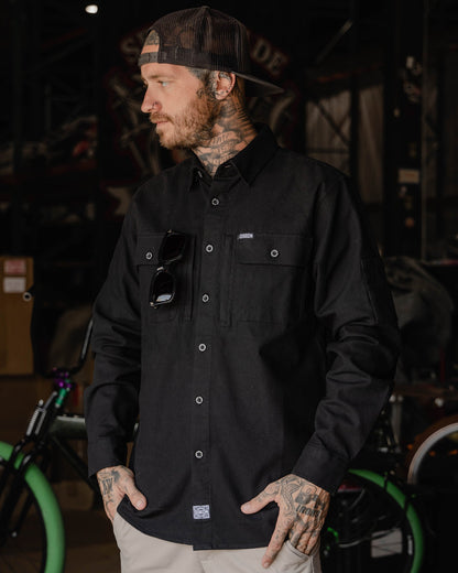Work Shirt Long Sleeve - Black
