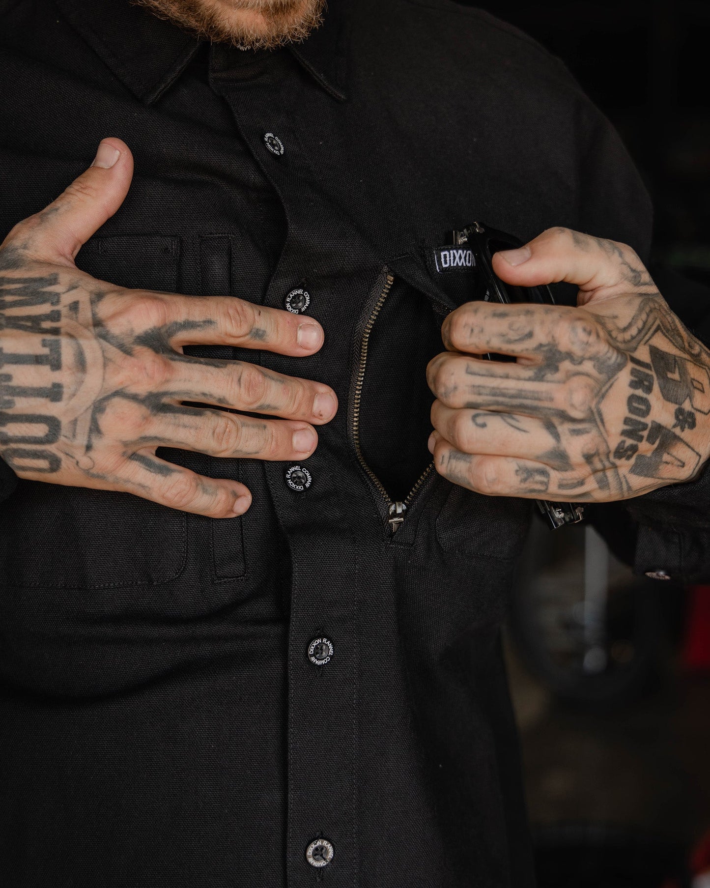 Work Shirt Long Sleeve - Black
