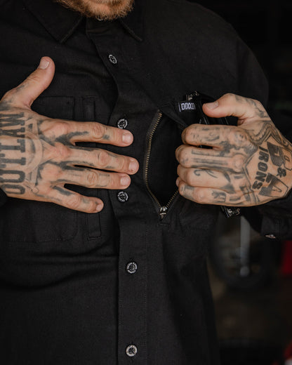 Work Shirt Long Sleeve - Black