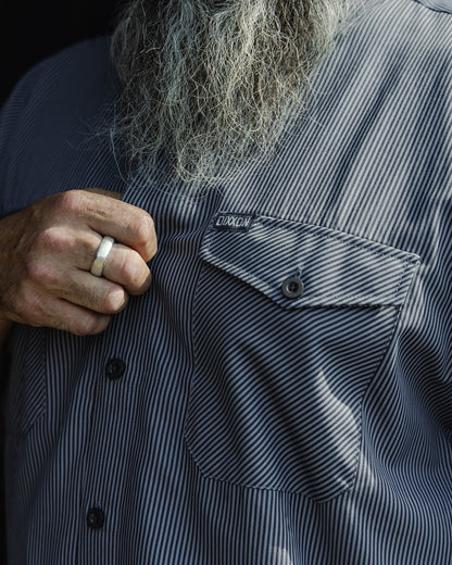 WorkForce Short Sleeve Work Shirt - Charcoal & Navy