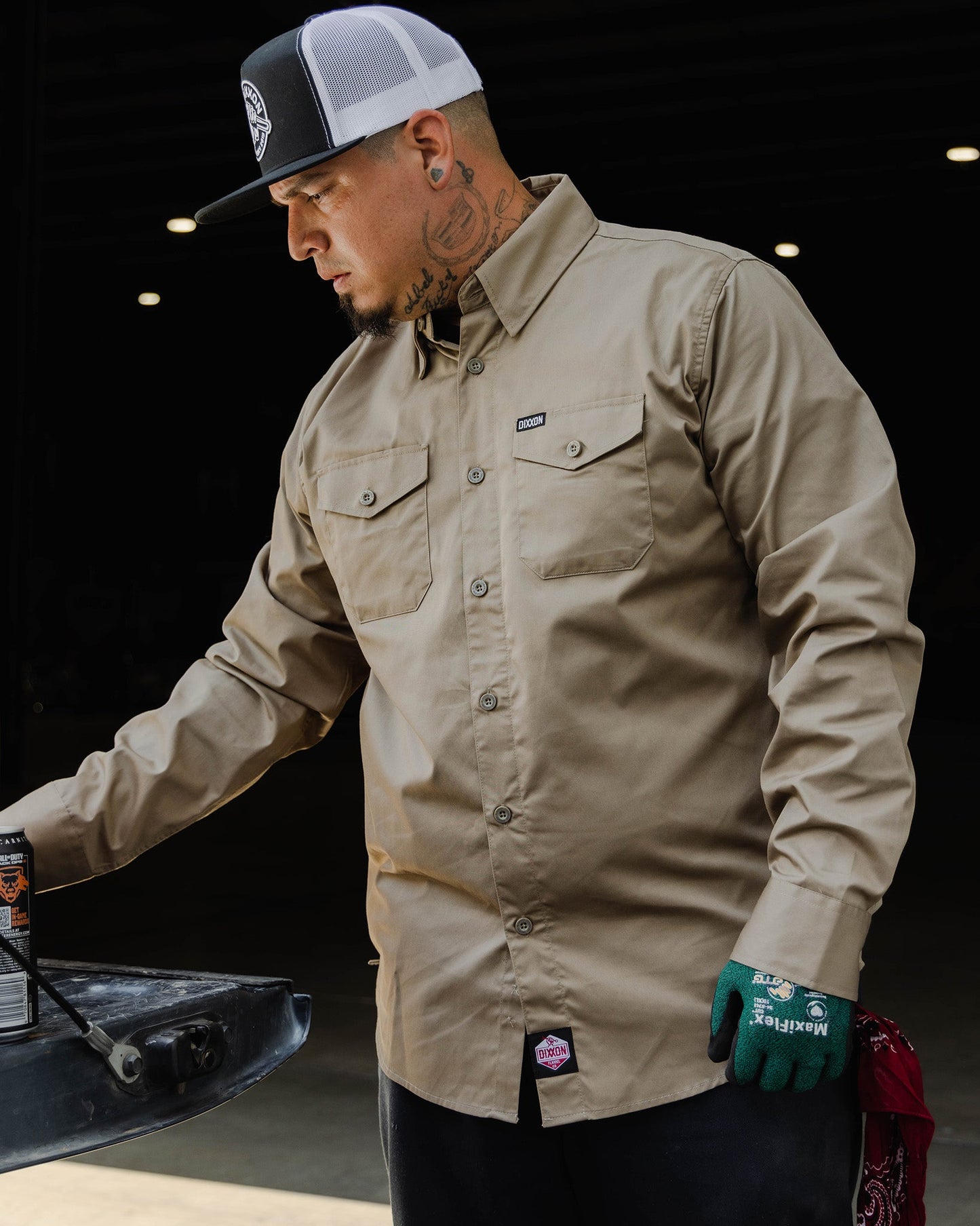 WorkForce Long Sleeve Work Shirt - Khaki