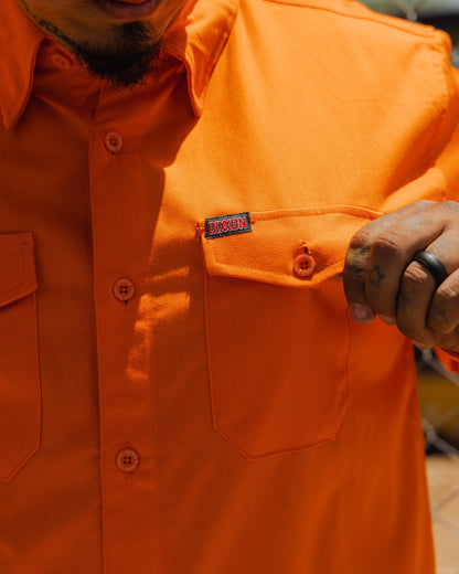 WorkForce Hi Vis FR Work Shirt - Orange