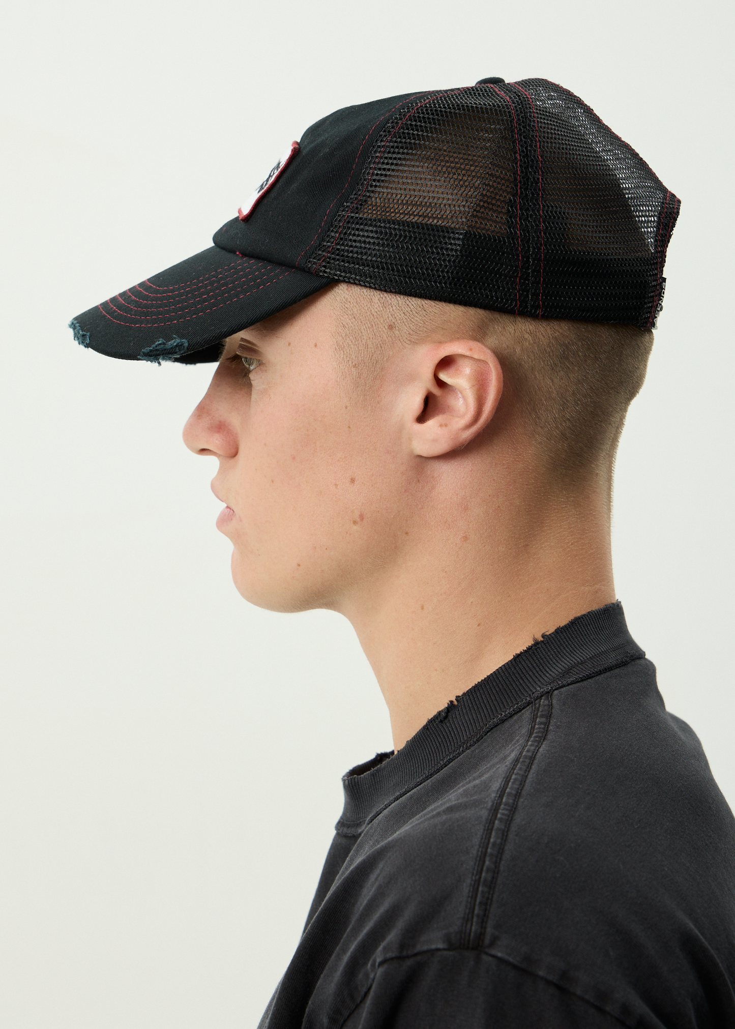 AFENDS Mens Supply - Six Panel Mesh Cap - Black