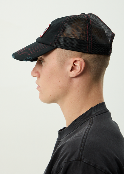 AFENDS Mens Supply - Six Panel Mesh Cap - Black