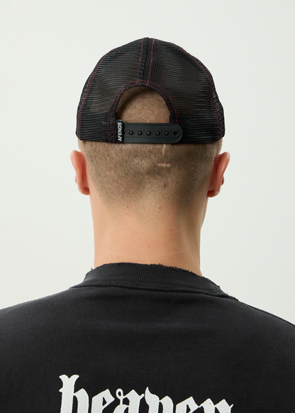 AFENDS Mens Supply - Six Panel Mesh Cap - Black
