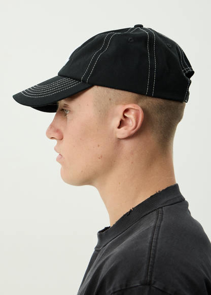 AFENDS Mens Ayy - Six Panel Cap - Black