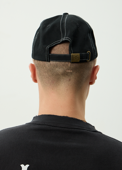 AFENDS Mens Ayy - Six Panel Cap - Black