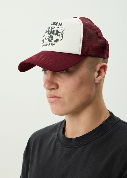 AFENDS Mens Heaven - Trucker Cap - White
