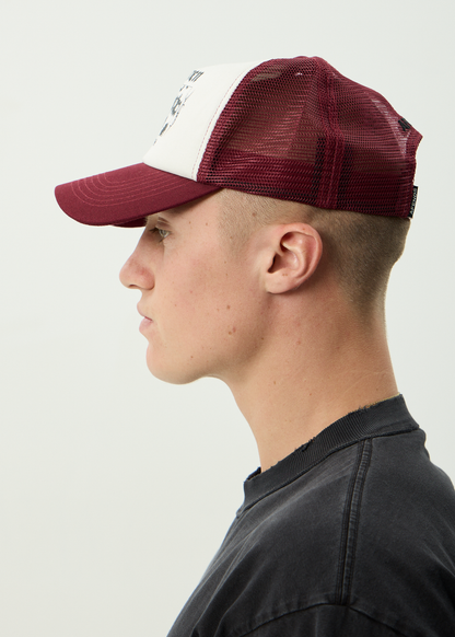 AFENDS Mens Heaven - Trucker Cap - White