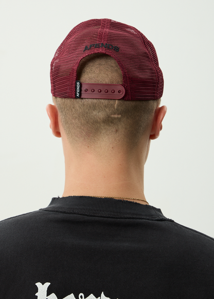 AFENDS Mens Heaven - Trucker Cap - White