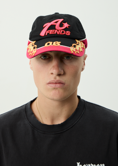 AFENDS Womens Derby - Panelled Cap - Black