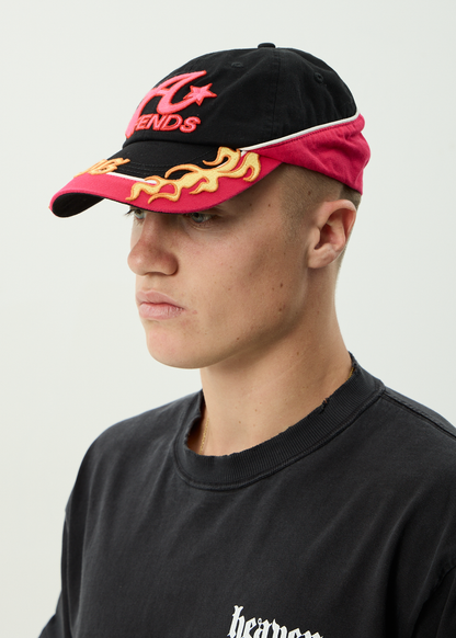 AFENDS Womens Derby - Panelled Cap - Black