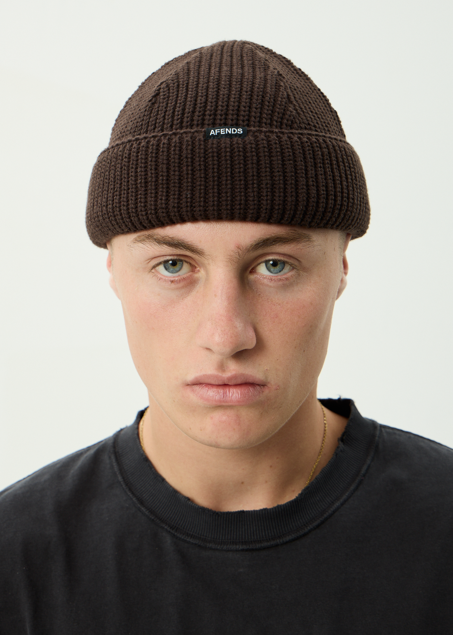 AFENDS Mens Thc - Wharfie Beanie - Coffee