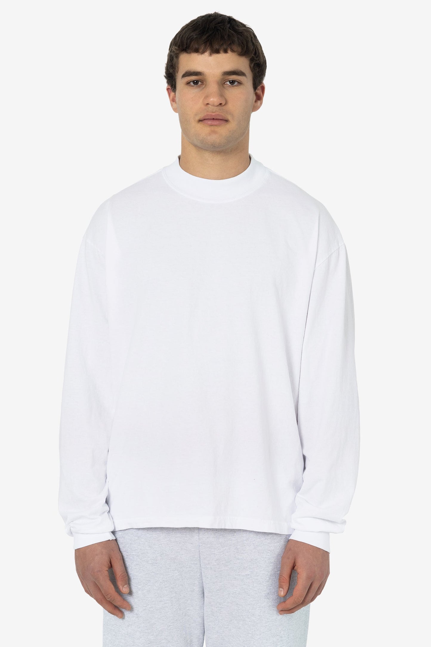 1827GD Unisex - Oversized Long Sleeve High Mockneck T-Shirt