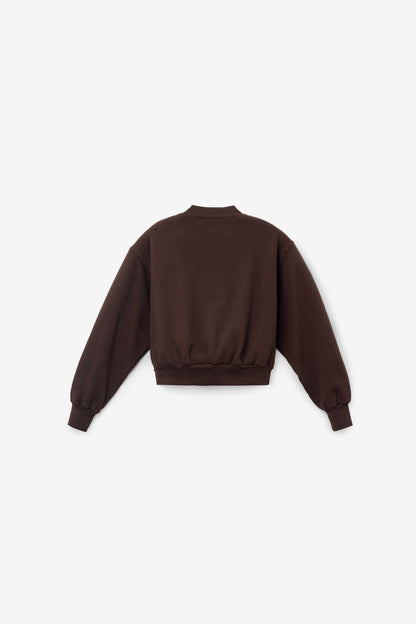 ALP375GD - Alpine Fleece Zip Up Cropped Bomber