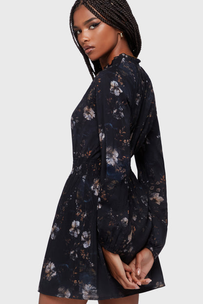 Autumna Mini Dress [Black/Multi]