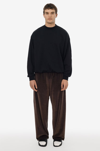 VLR445GD - Garment Dye Velour Open Bottom Sweatpants