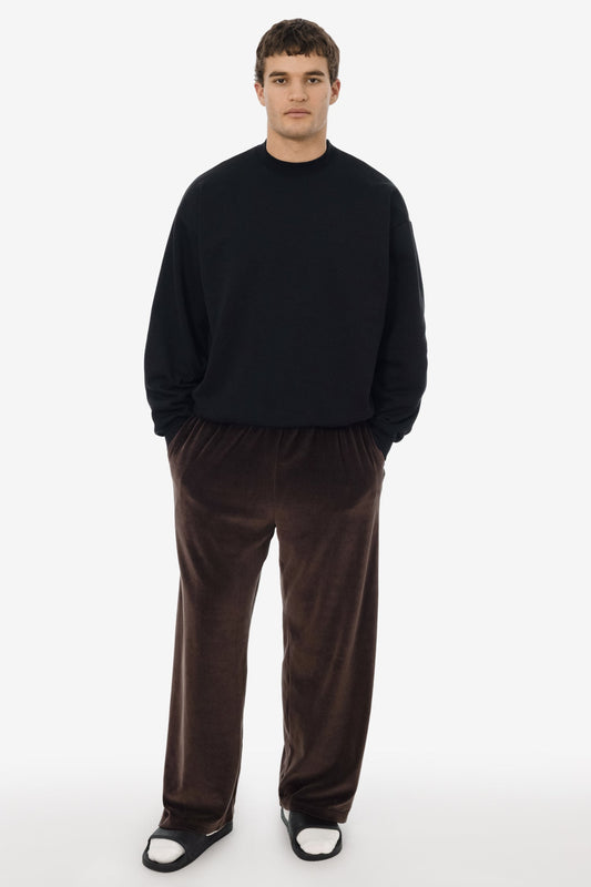VLR445GD - Garment Dye Velour Open Bottom Sweatpants
