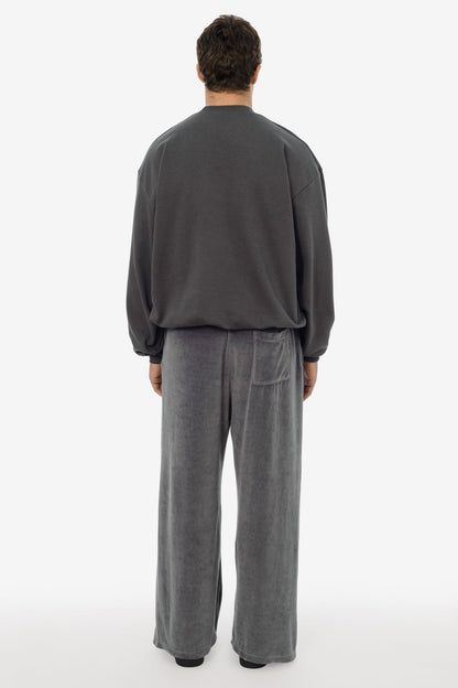 VLR445GD - Garment Dye Velour Open Bottom Sweatpants