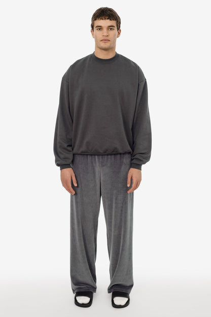 VLR445GD - Garment Dye Velour Open Bottom Sweatpants