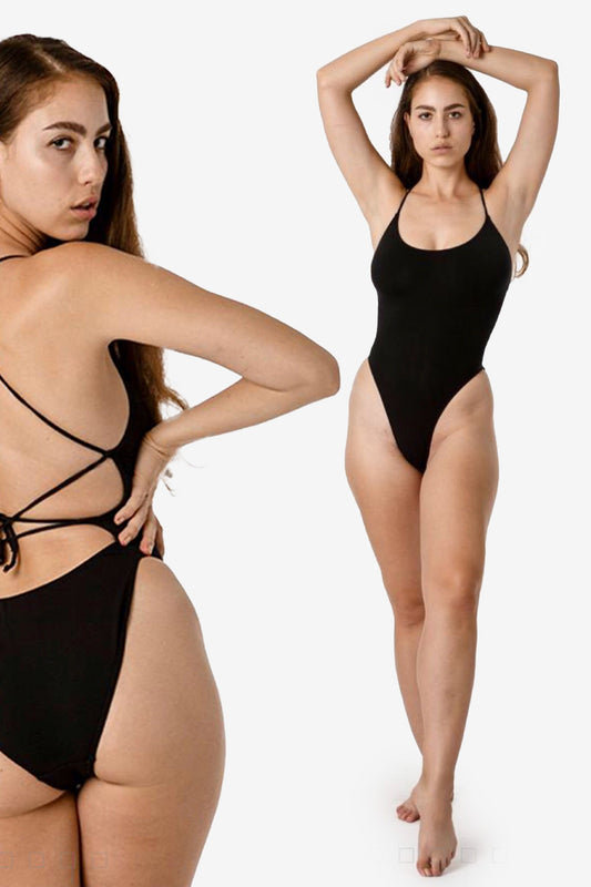 B105CF - Tie-Back Bodysuit