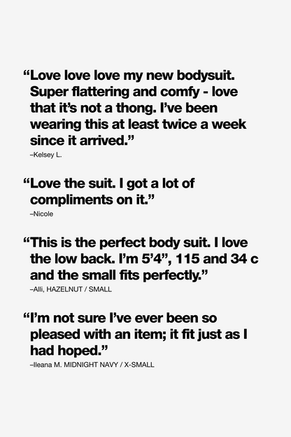B111CF - Tank Scoop Back Bodysuit
