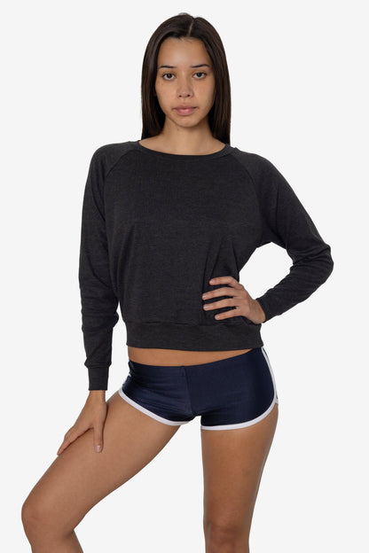 BR3094 - Women's Tri-Blend Rib Pullover