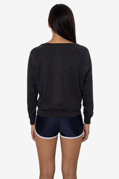 BR3094 - Women's Tri-Blend Rib Pullover