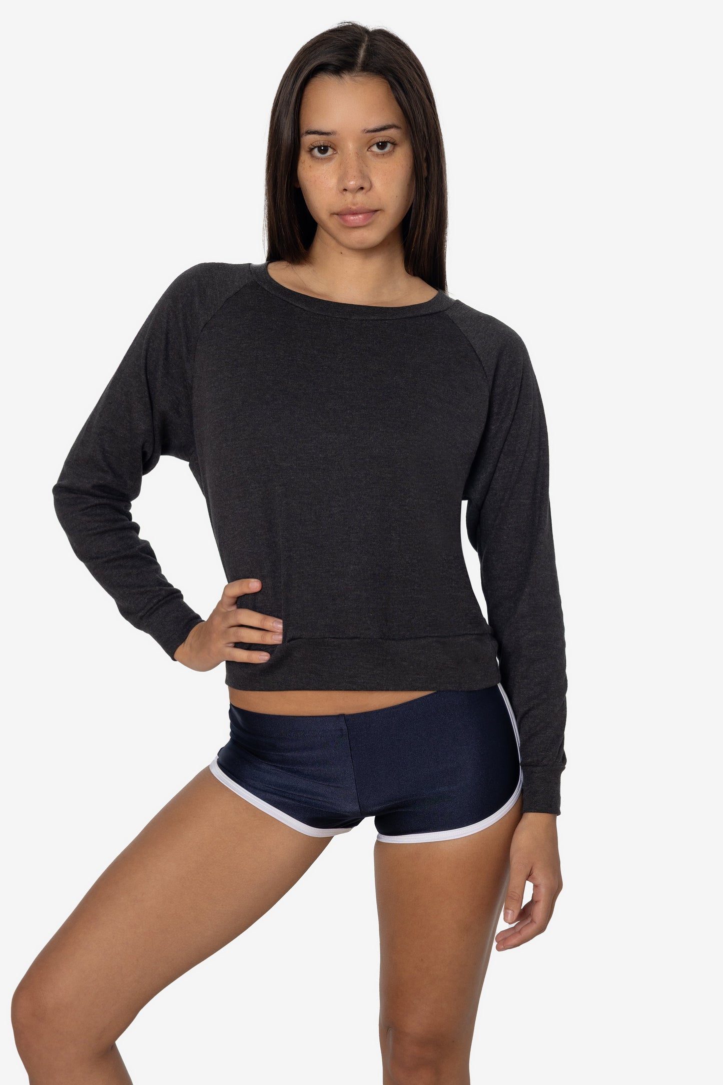 BR3094 - Women's Tri-Blend Rib Pullover