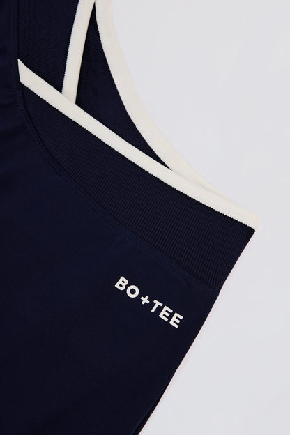 Soft Active Crossover Mini Skort in Midnight