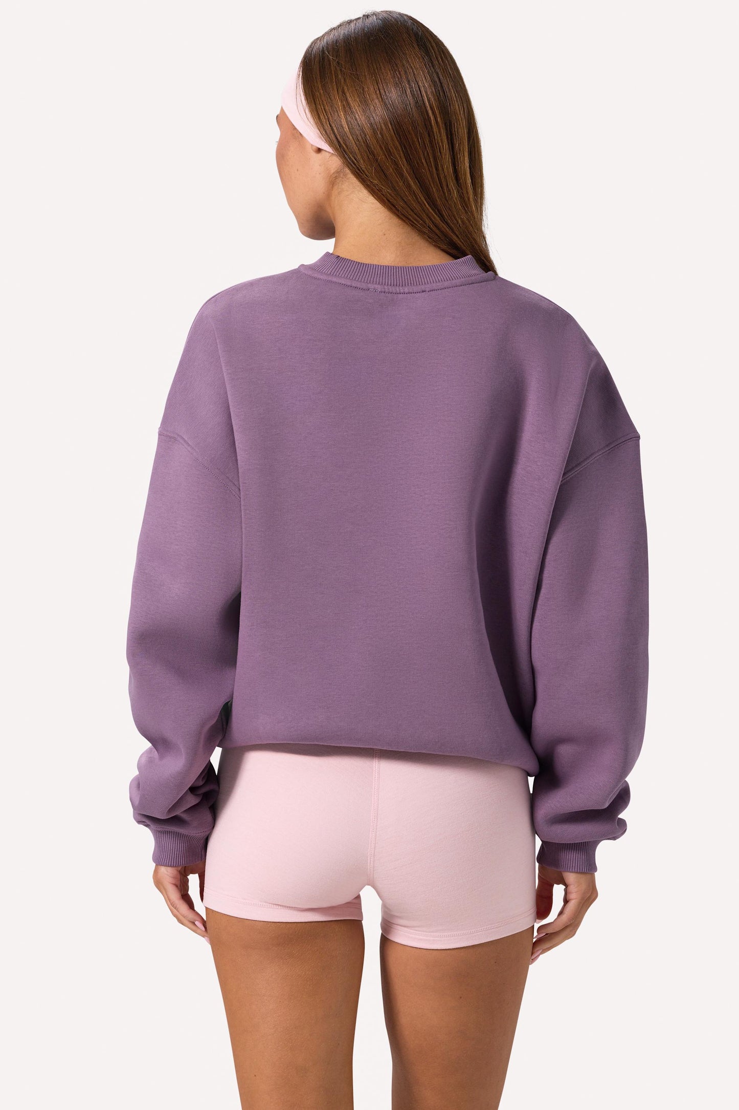 Oversized Crew-Neck Jumper in Dusk