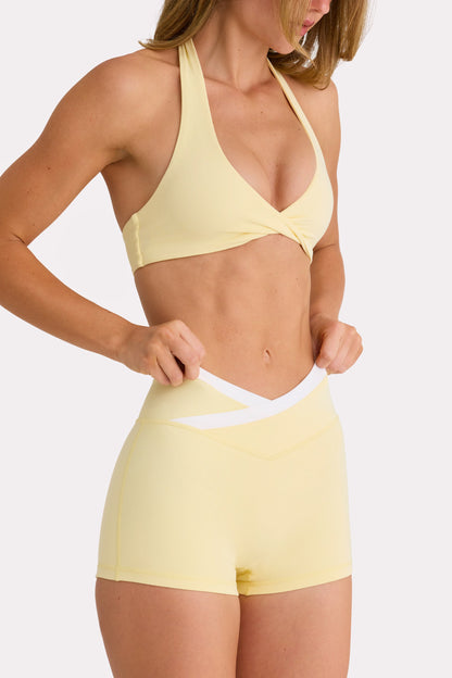 Soft Active Sports Bra in Lemon