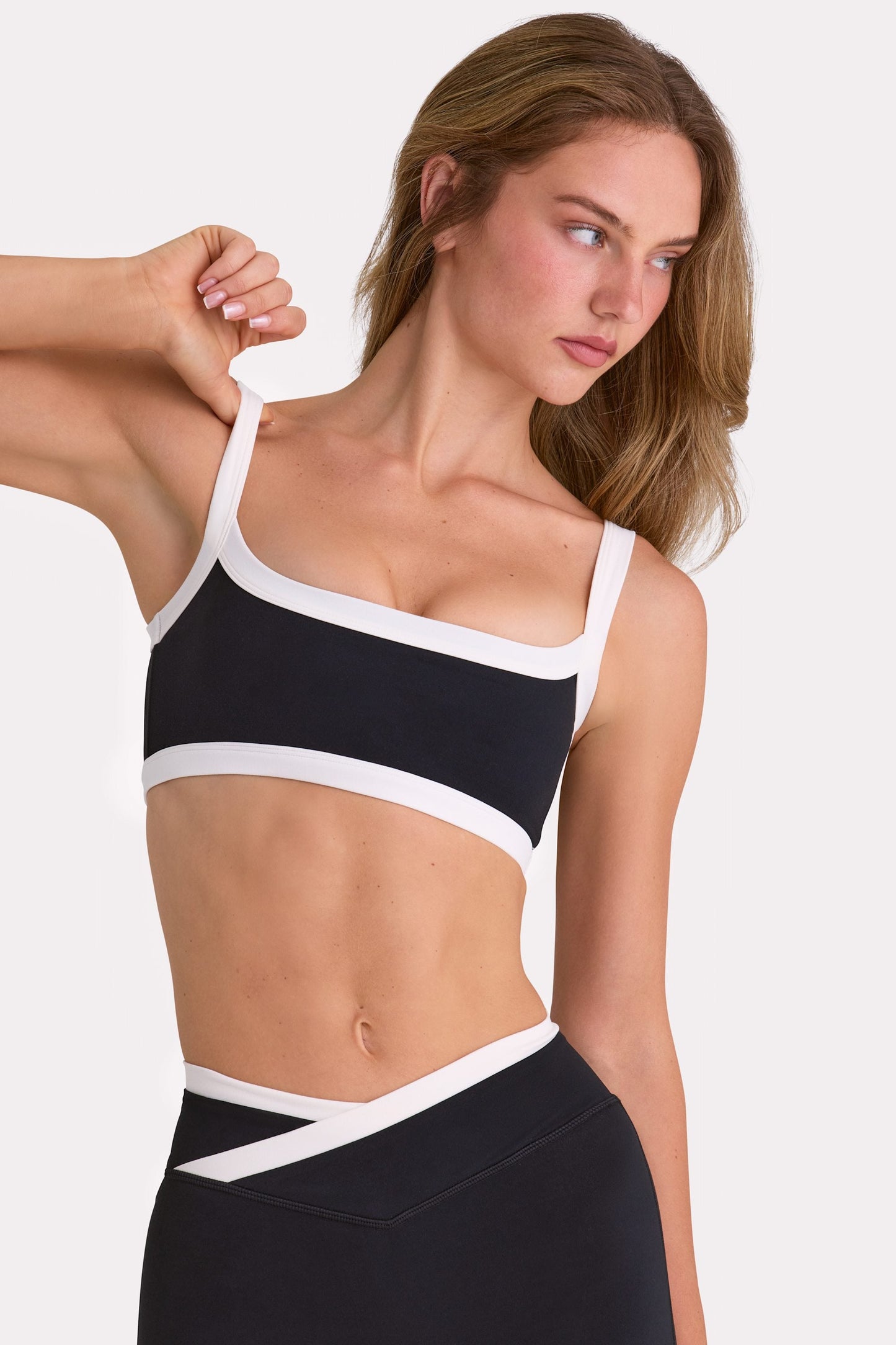 Soft Active Sports Bra in Black