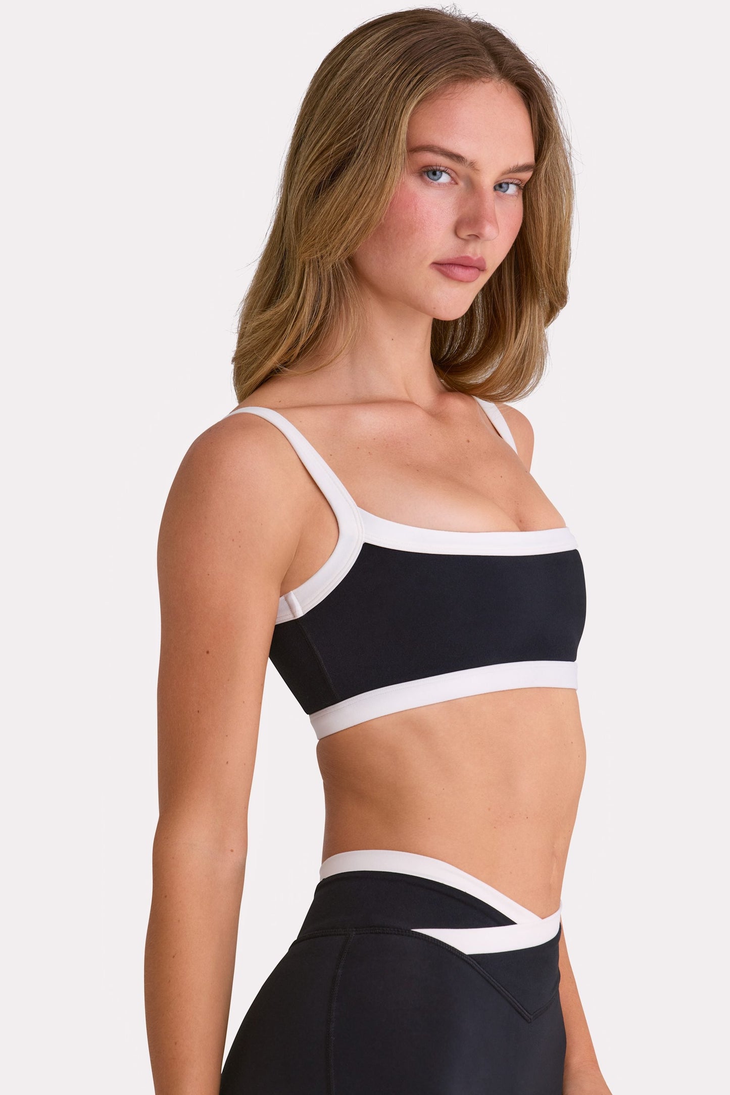 Soft Active Sports Bra in Black