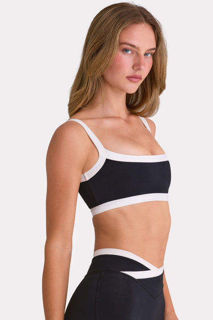 Soft Active Sports Bra in Black
