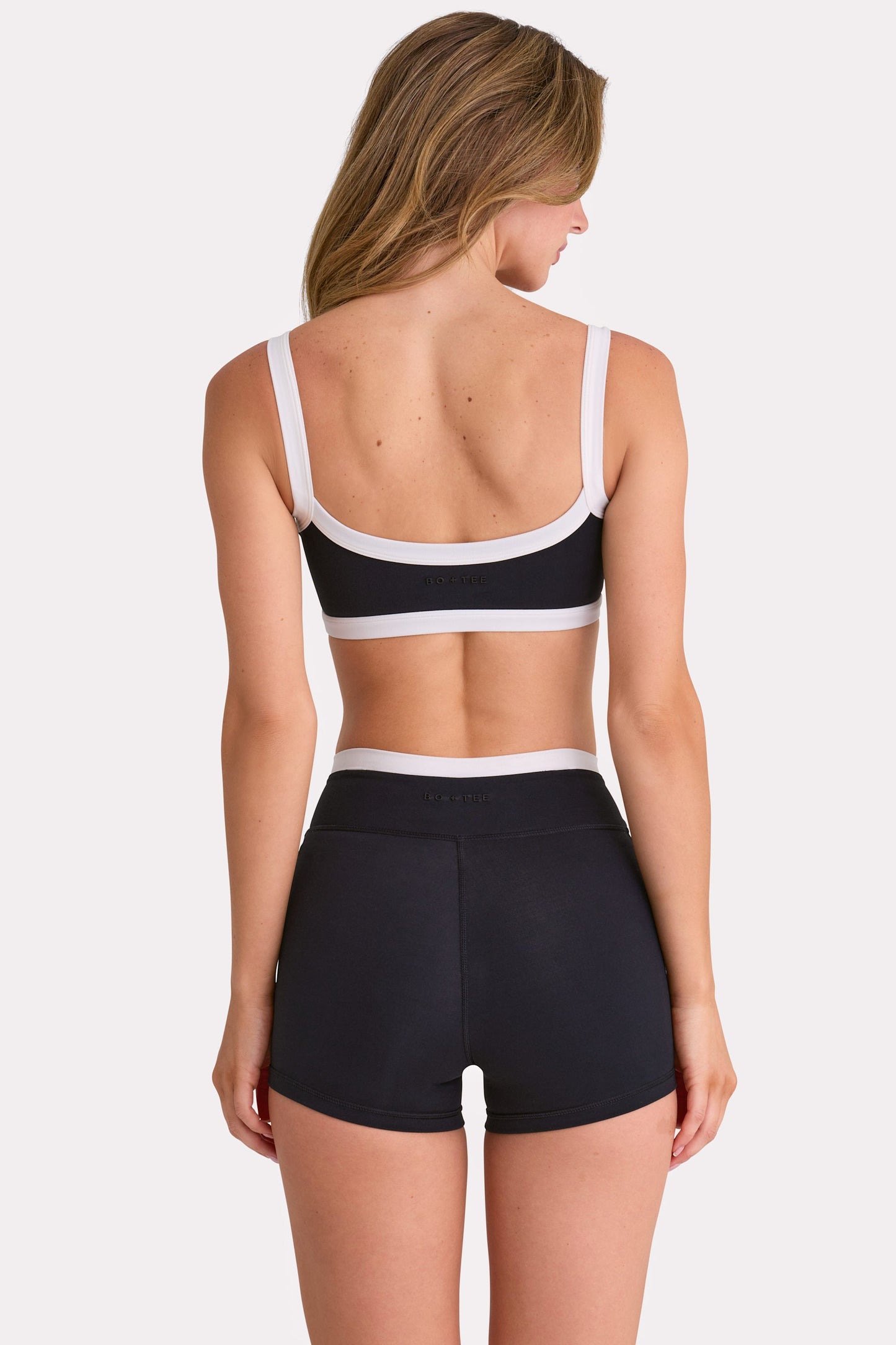 Soft Active Shorts  in Black