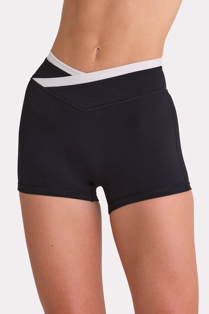 Soft Active Shorts  in Black