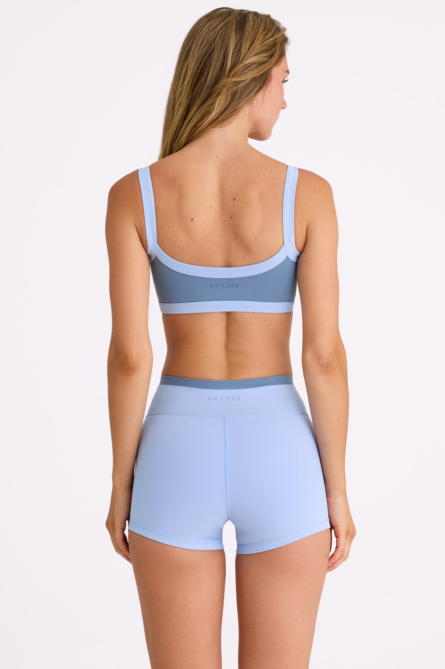 Soft Active Shorts  in Sky